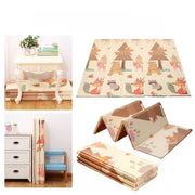 Dwustronna mata piankowa składana 180×120cm