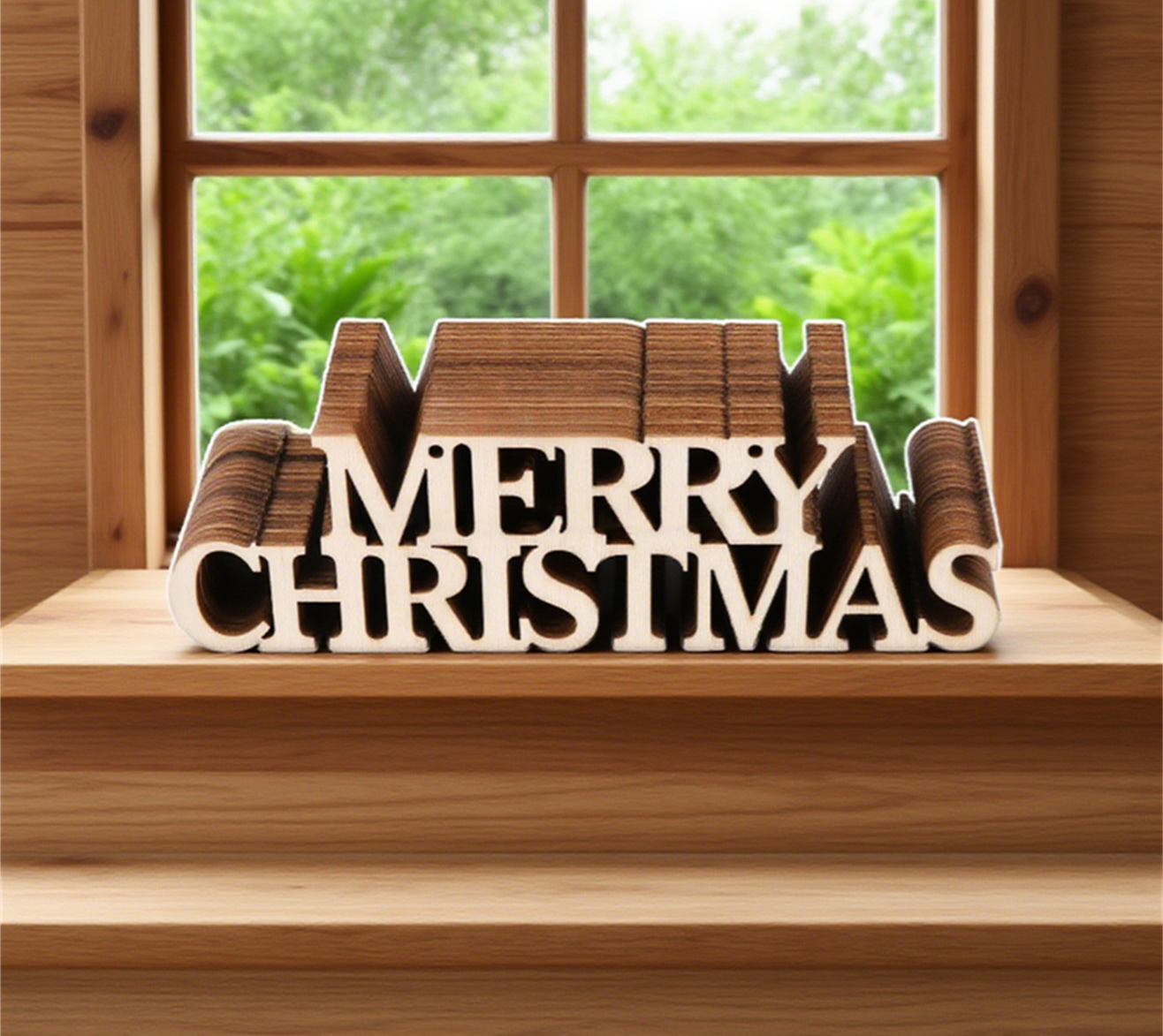 Drewniana Ozdoby Na Choinkę Świąteczne Zawieszki 6szt