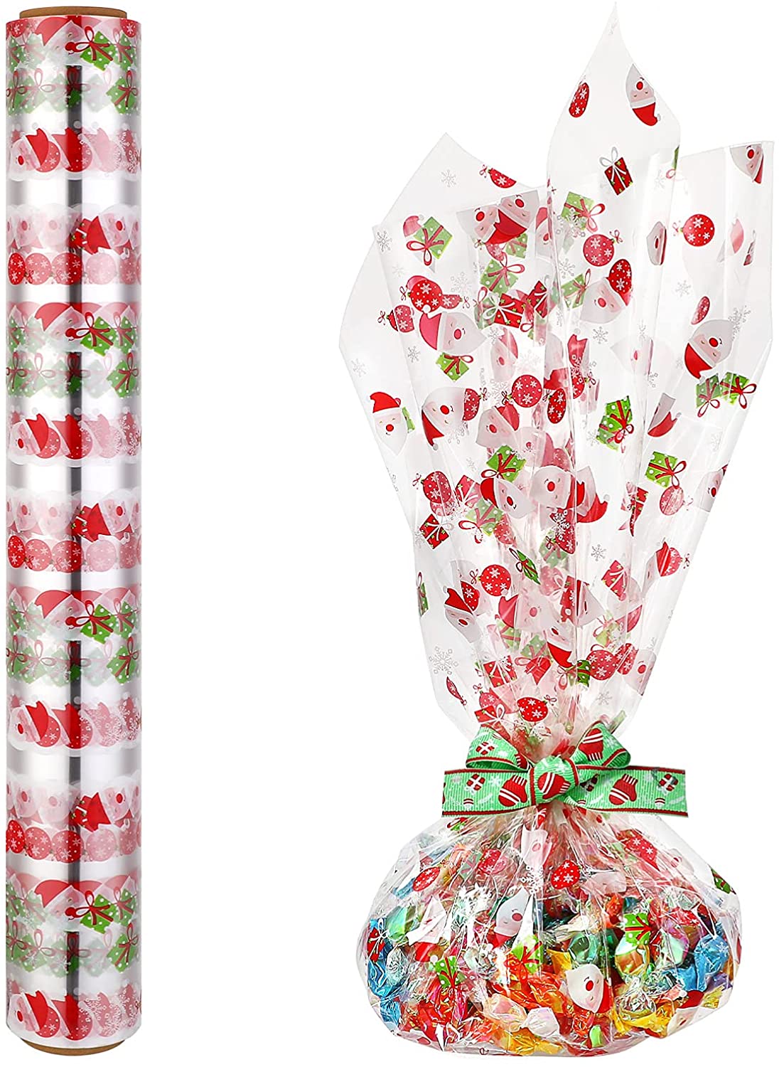 Świąteczna Folia Papier Celofan Do Pakowania