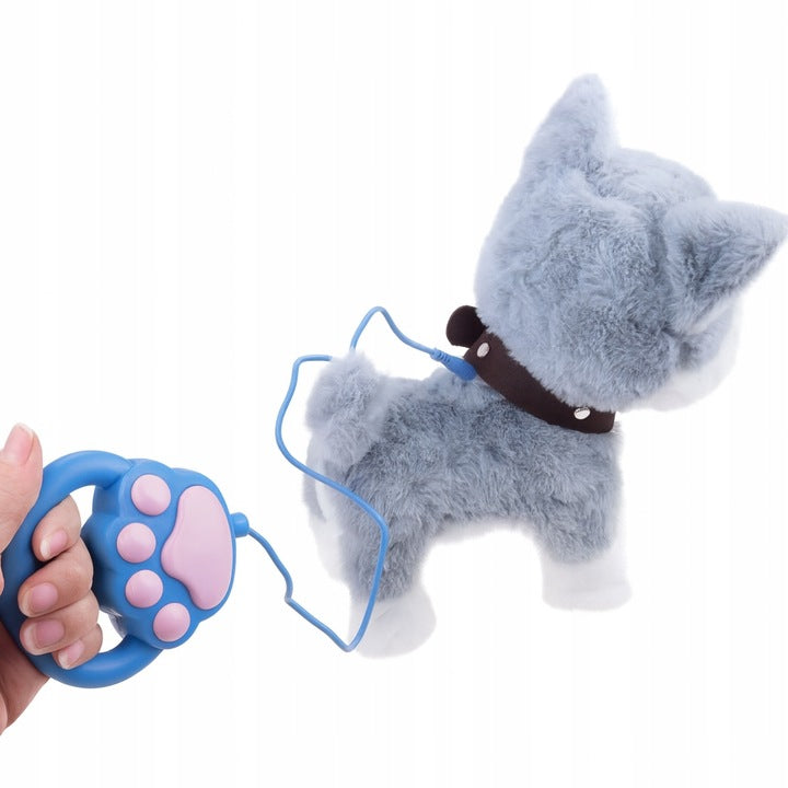 Interaktywny Piesek Husky Maskotka
