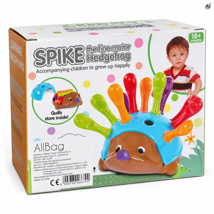 Jeżyk sorter Montessori gra edukacyjna dla dzieci