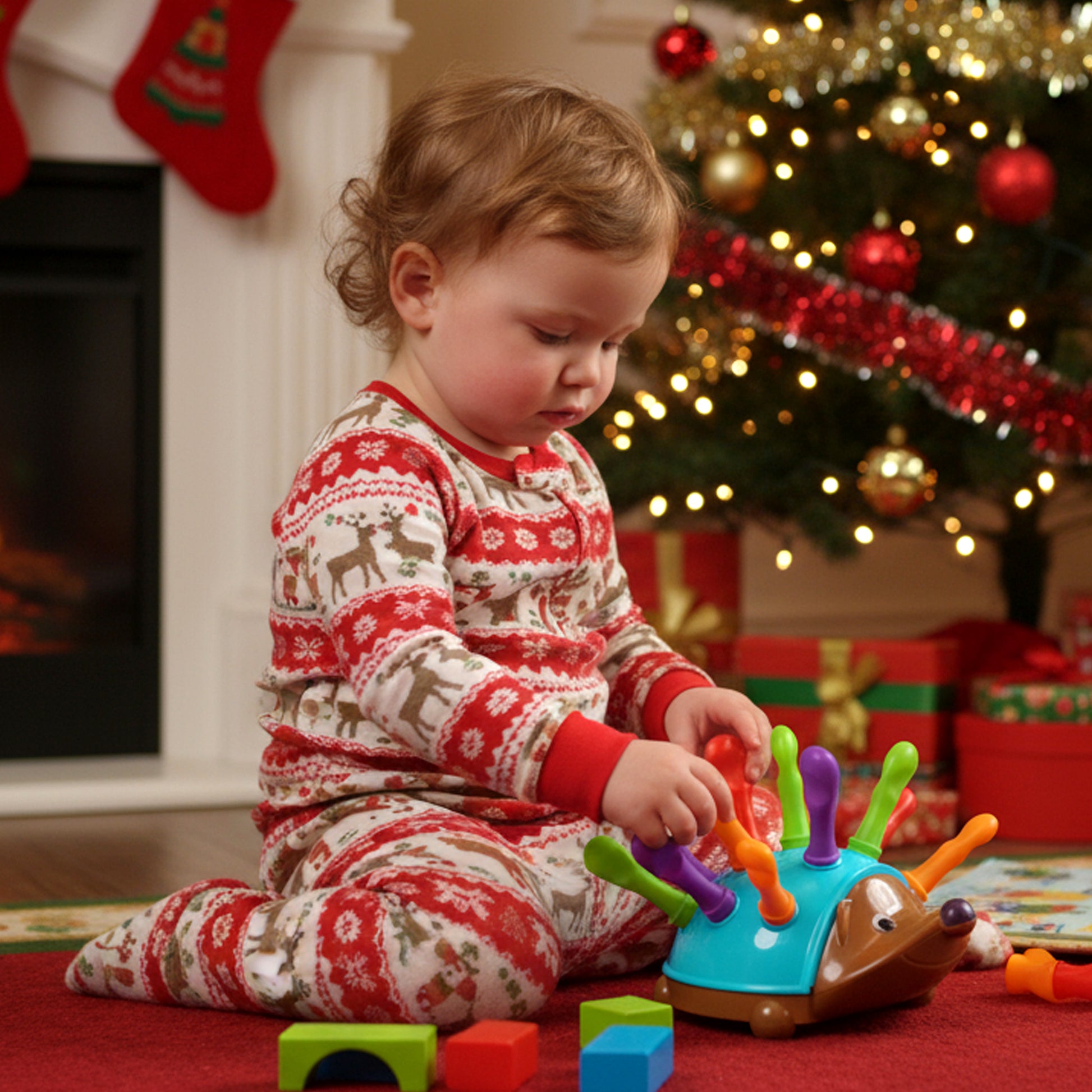 Jeżyk sorter Montessori gra edukacyjna dla dzieci