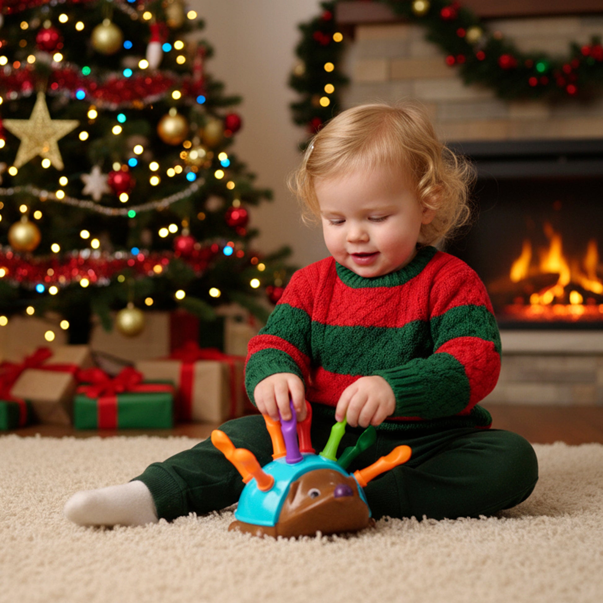 Jeżyk sorter Montessori gra edukacyjna dla dzieci