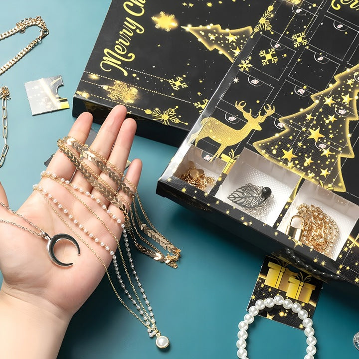 Kalendarz Adwentowy z Biżuterią