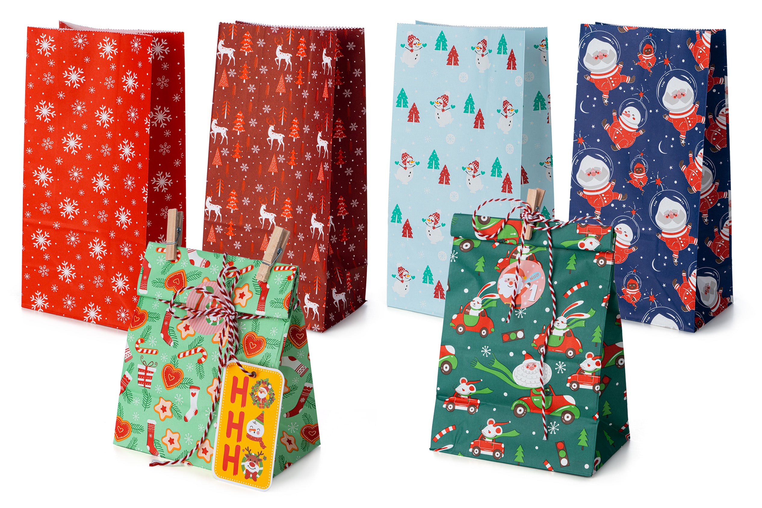 Kalendarz Adwentowy Zestaw Torebek z Akcesoriami