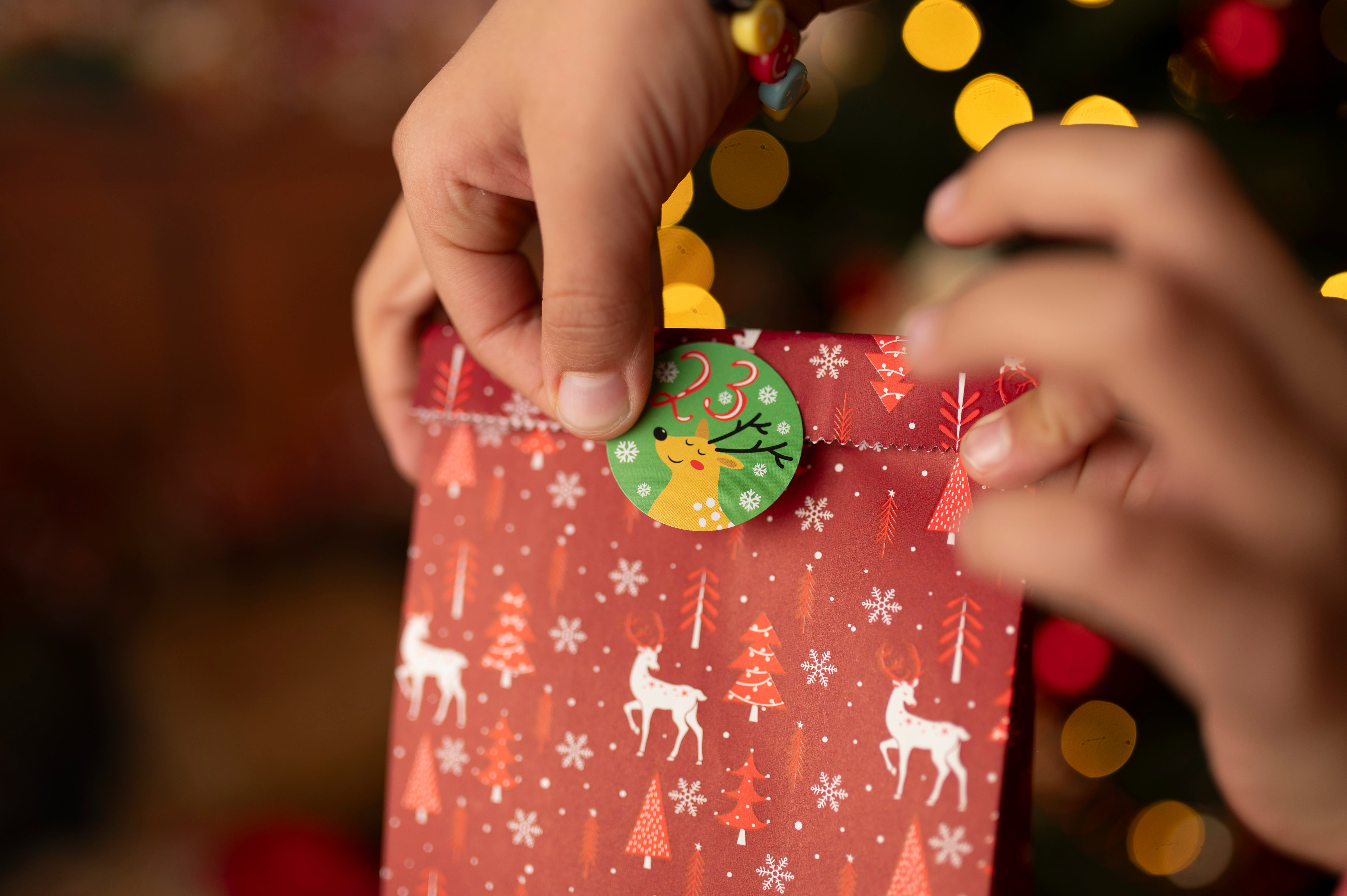 Kalendarz Adwentowy Zestaw Torebek z Akcesoriami