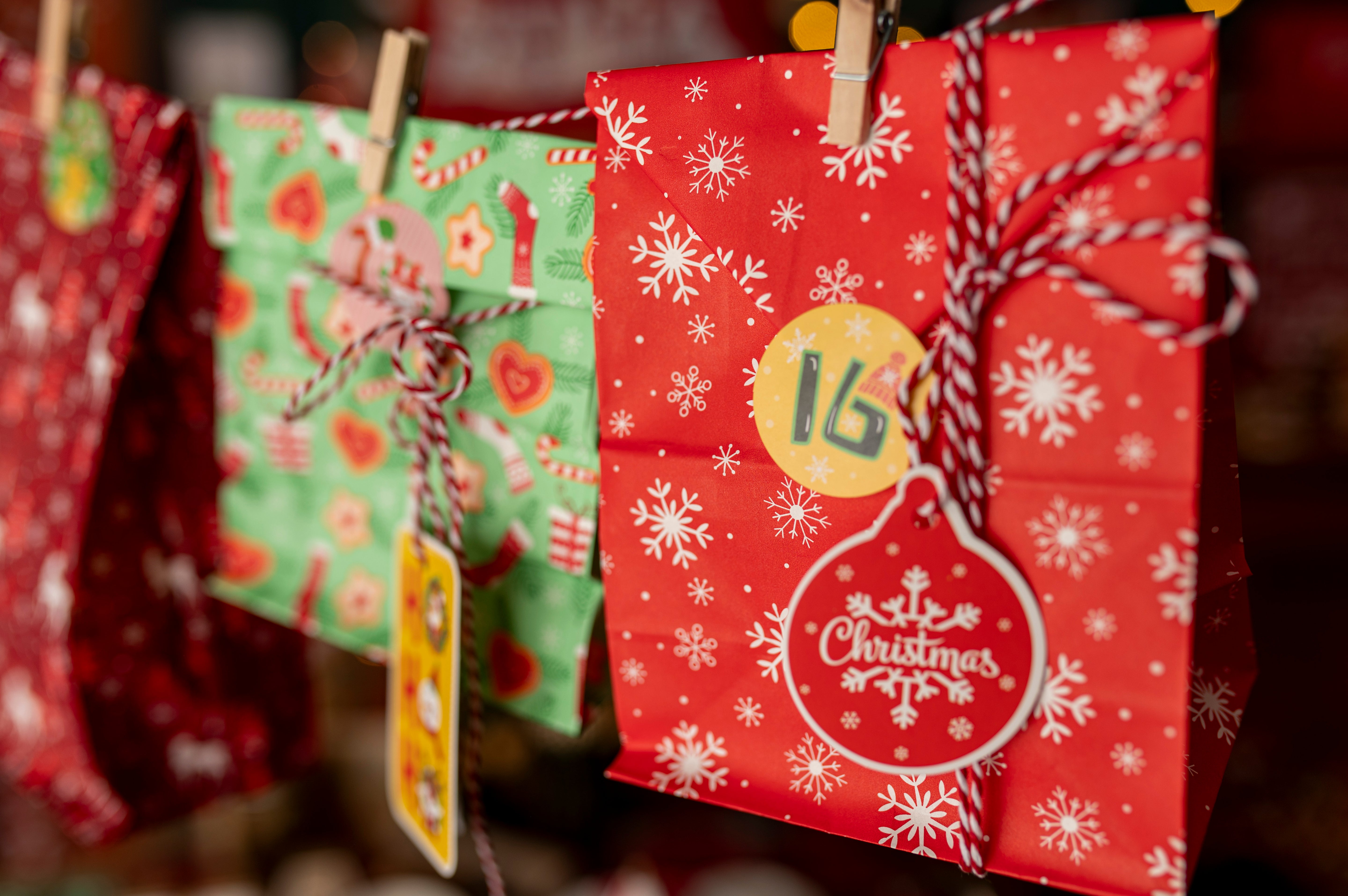 Kalendarz Adwentowy Zestaw Torebek z Akcesoriami