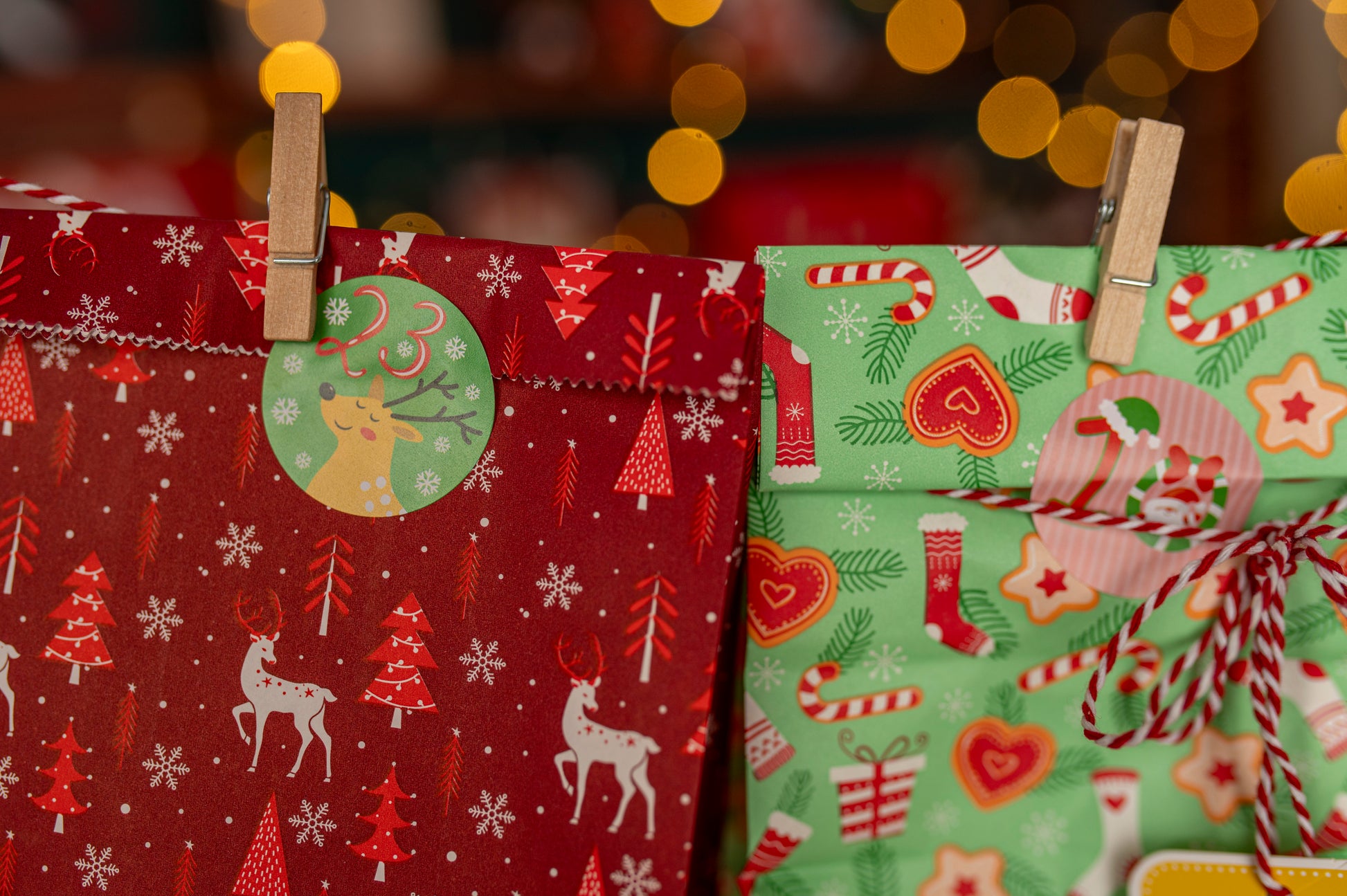 Kalendarz Adwentowy Zestaw Torebek z Akcesoriami