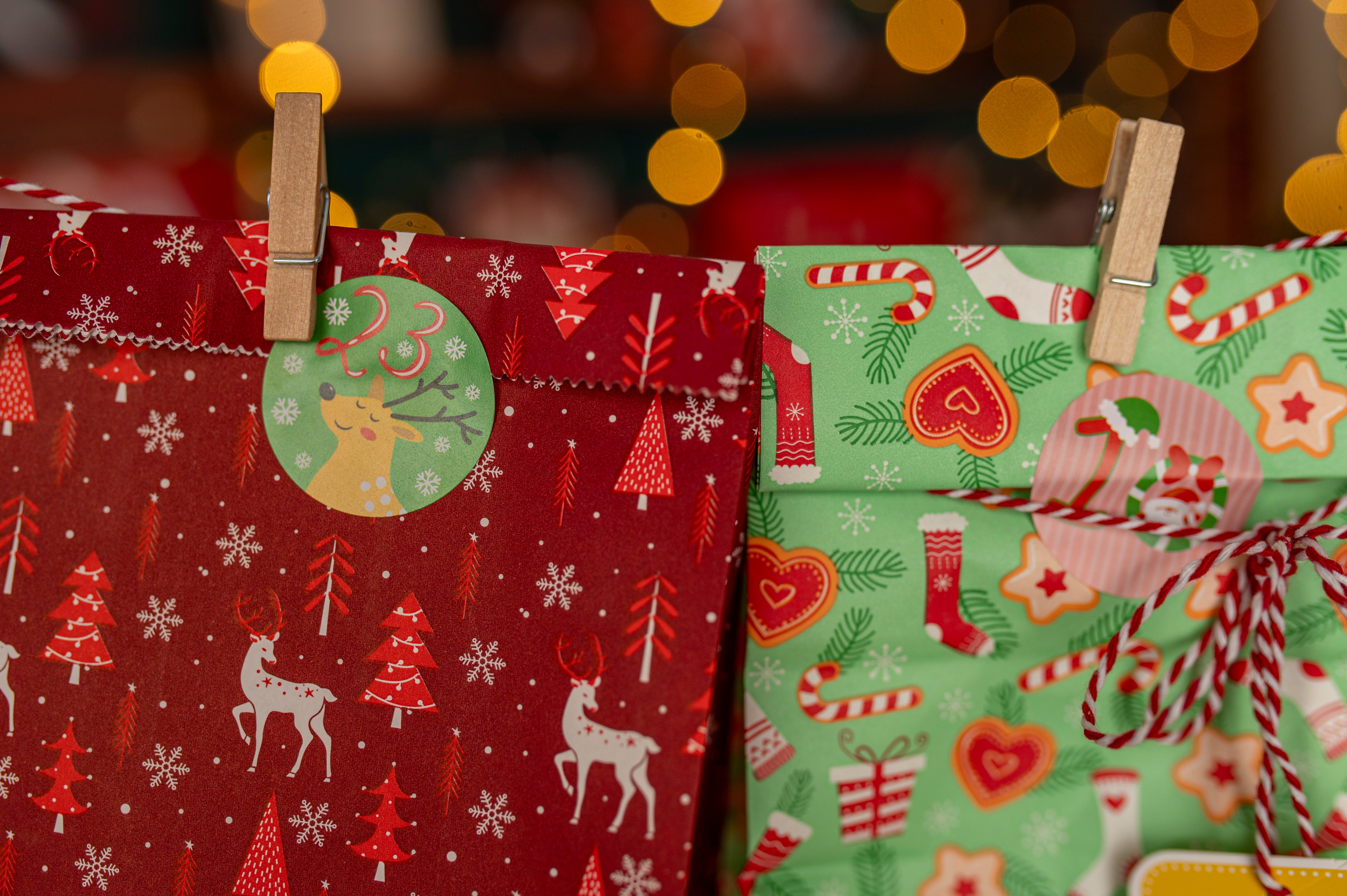 Kalendarz Adwentowy Zestaw Torebek z Akcesoriami