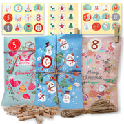 Kalendarz Adwentowy Zestaw Torebek z Akcesoriami