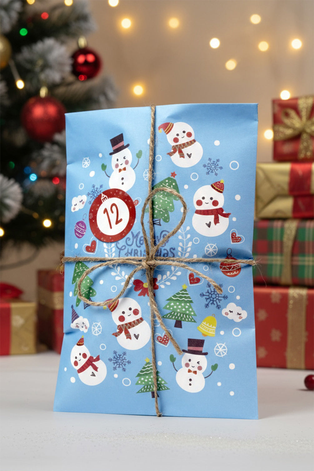 Kalendarz Adwentowy Zestaw Torebek z Akcesoriami