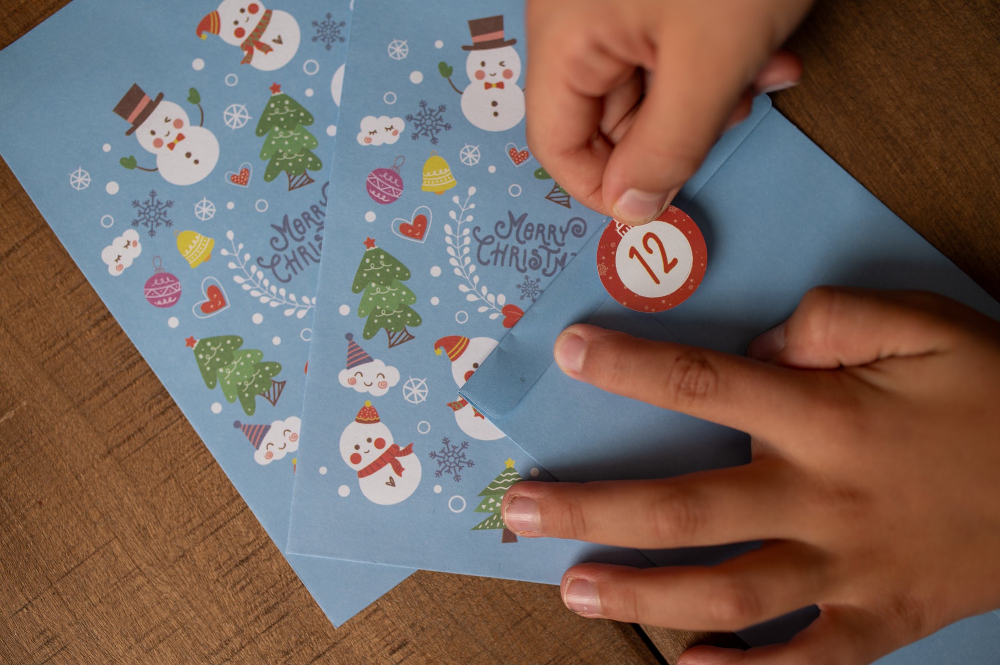 Kalendarz Adwentowy Zestaw Torebek z Akcesoriami