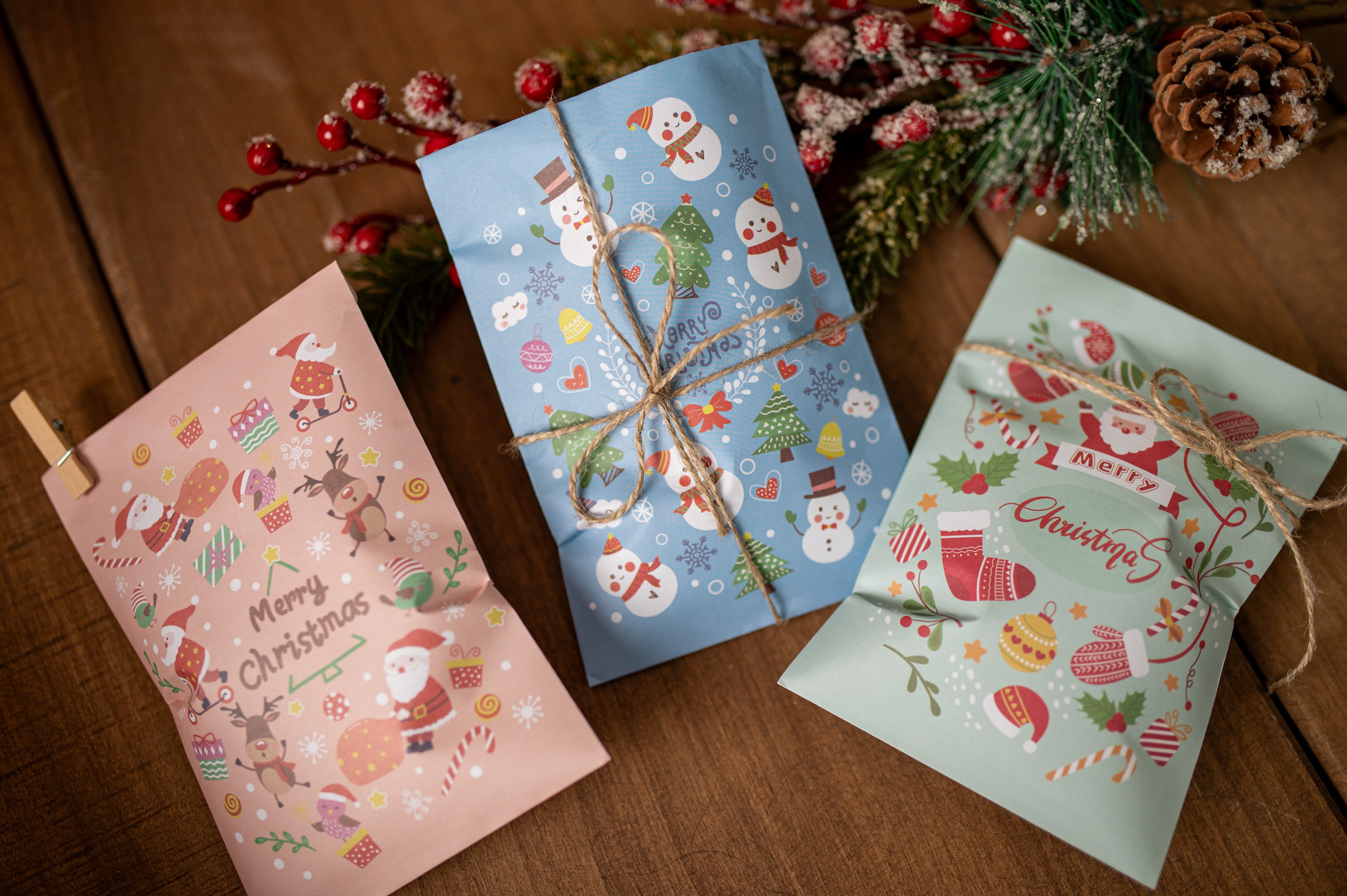 Kalendarz Adwentowy Zestaw Torebek z Akcesoriami