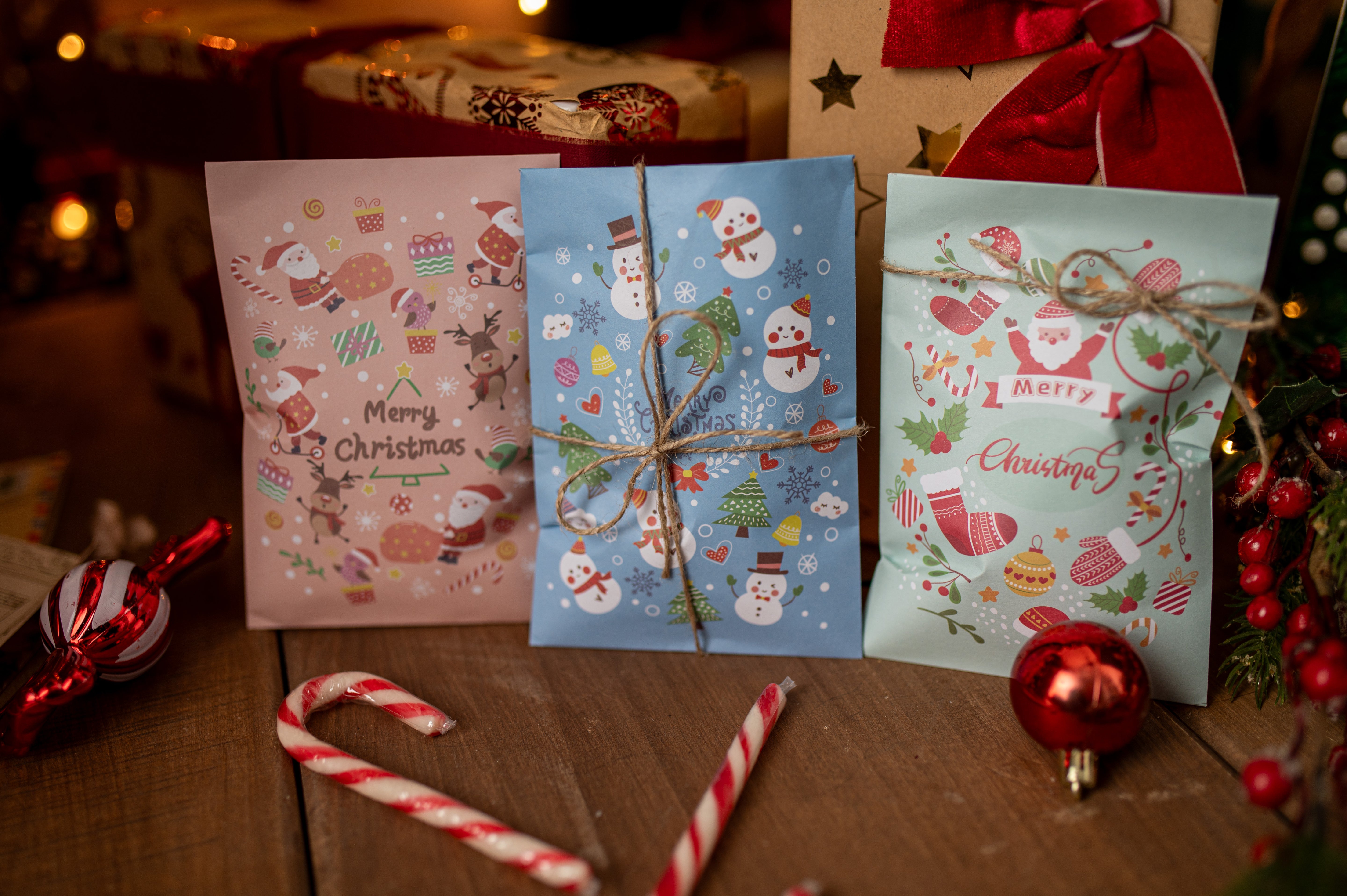 Kalendarz Adwentowy Zestaw Torebek z Akcesoriami