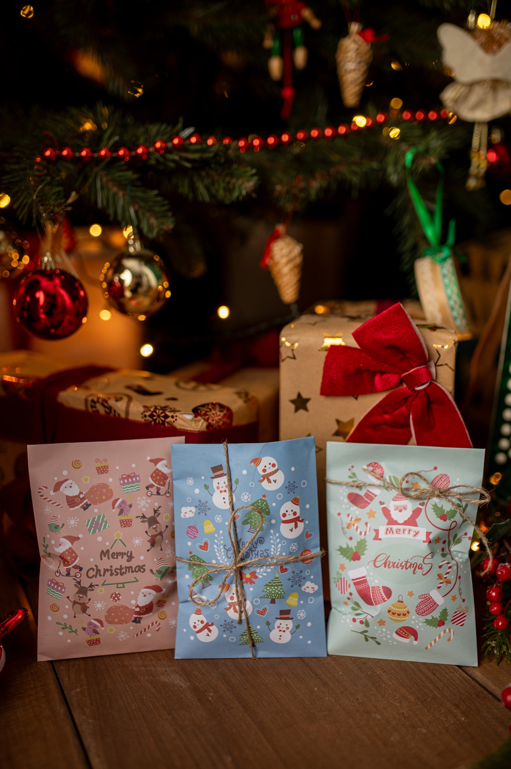 Kalendarz Adwentowy Zestaw Torebek z Akcesoriami