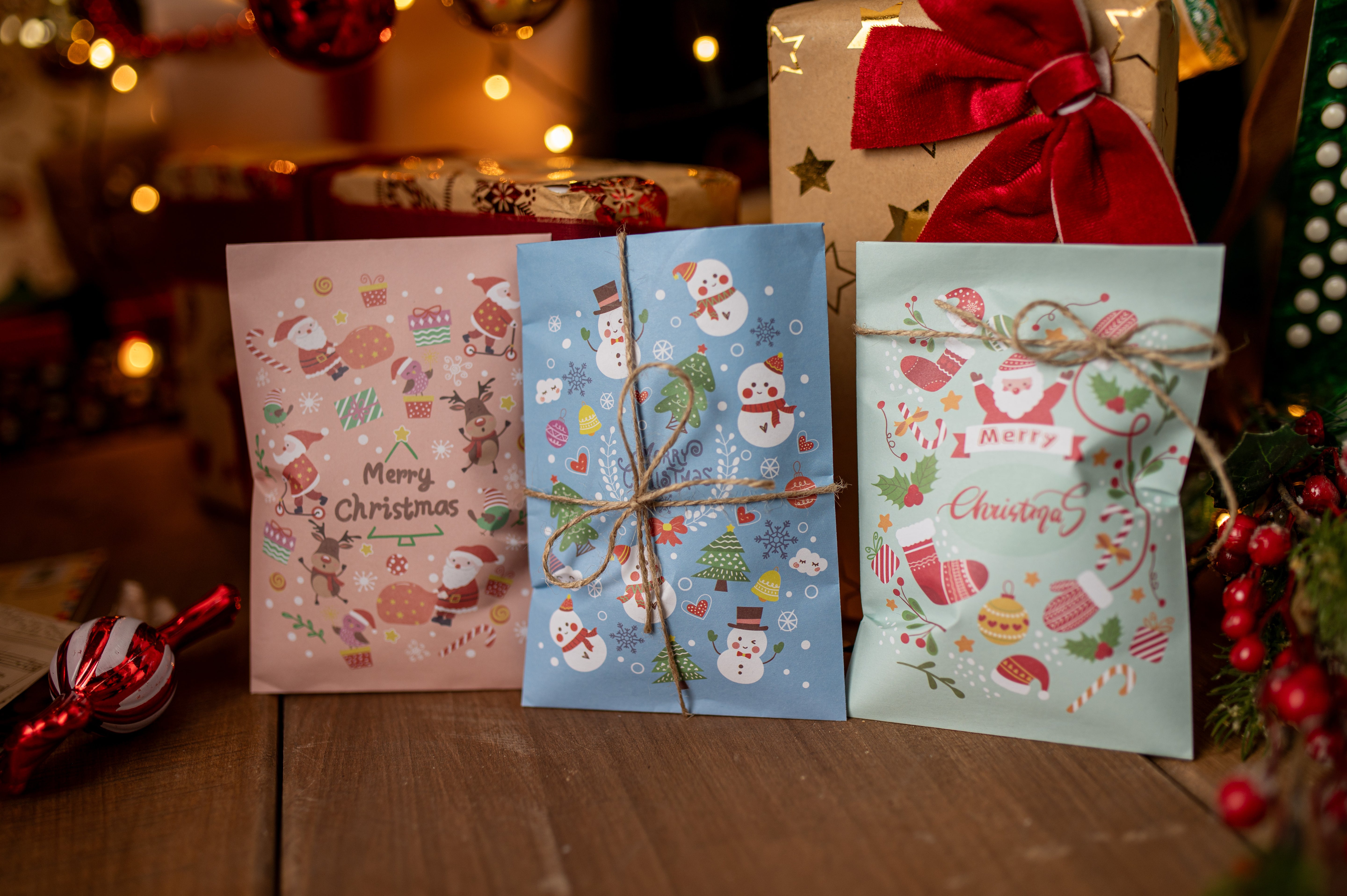 Kalendarz Adwentowy Zestaw Torebek z Akcesoriami