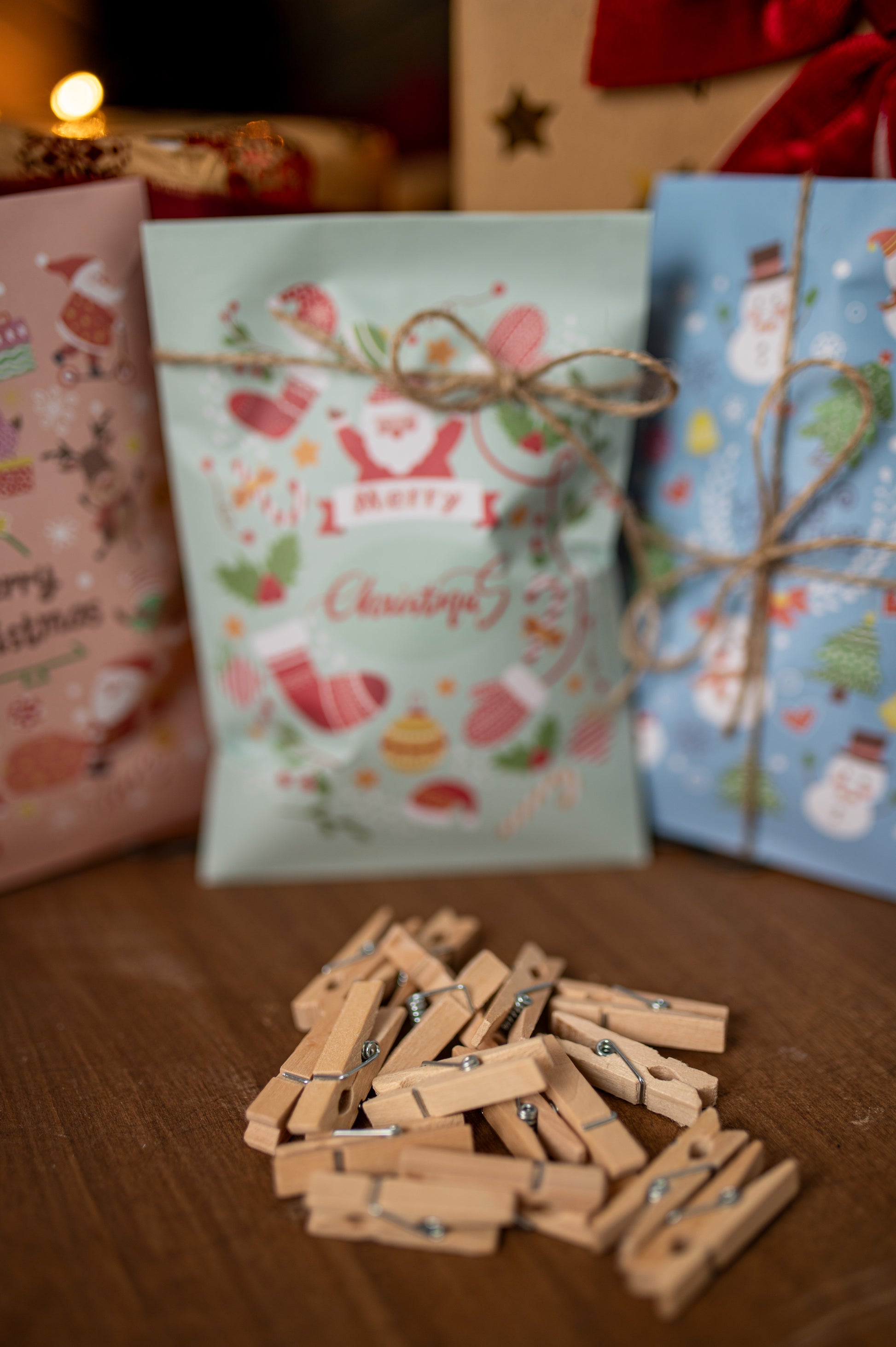 Kalendarz Adwentowy Zestaw Torebek z Akcesoriami