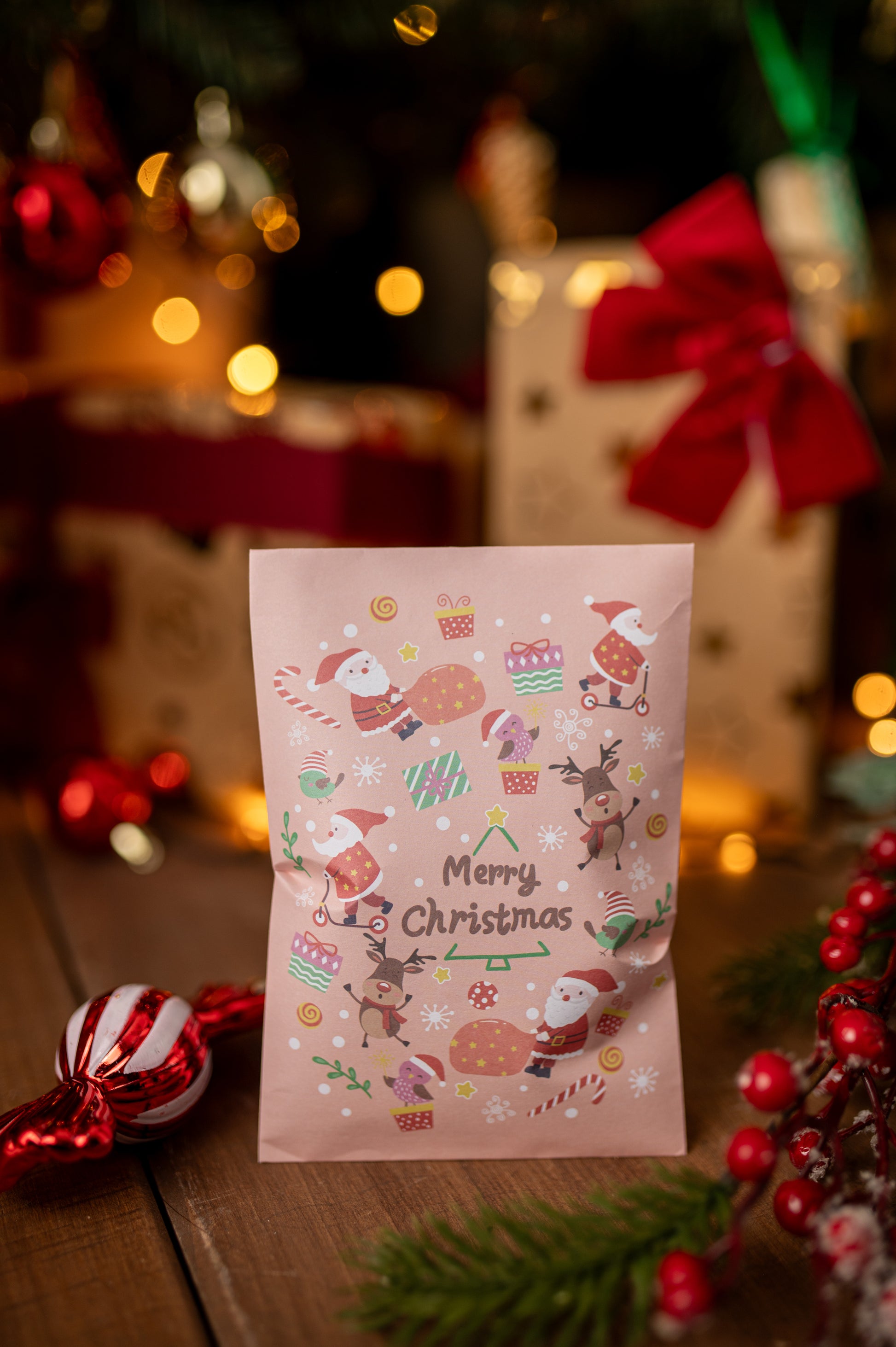 Kalendarz Adwentowy Zestaw Torebek z Akcesoriami