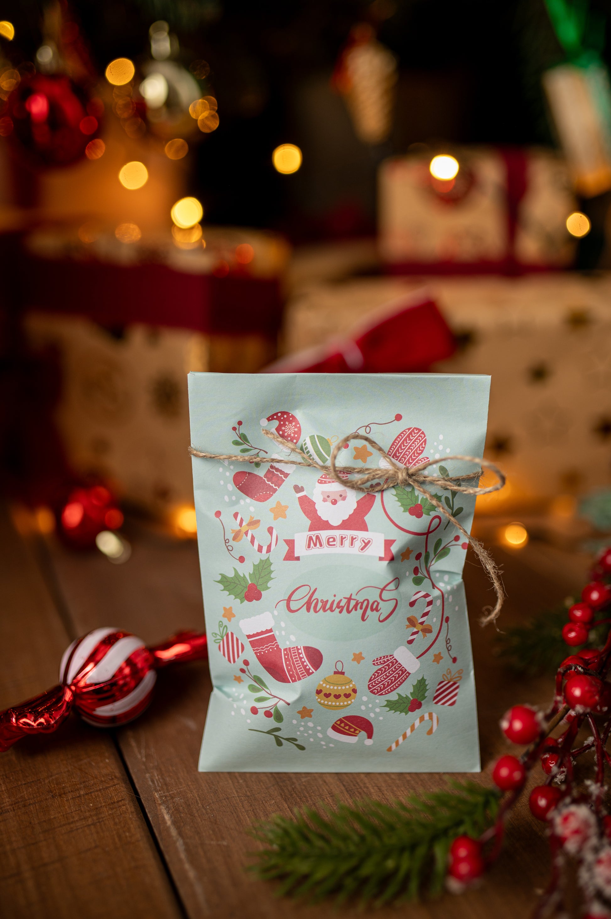 Kalendarz Adwentowy Zestaw Torebek z Akcesoriami