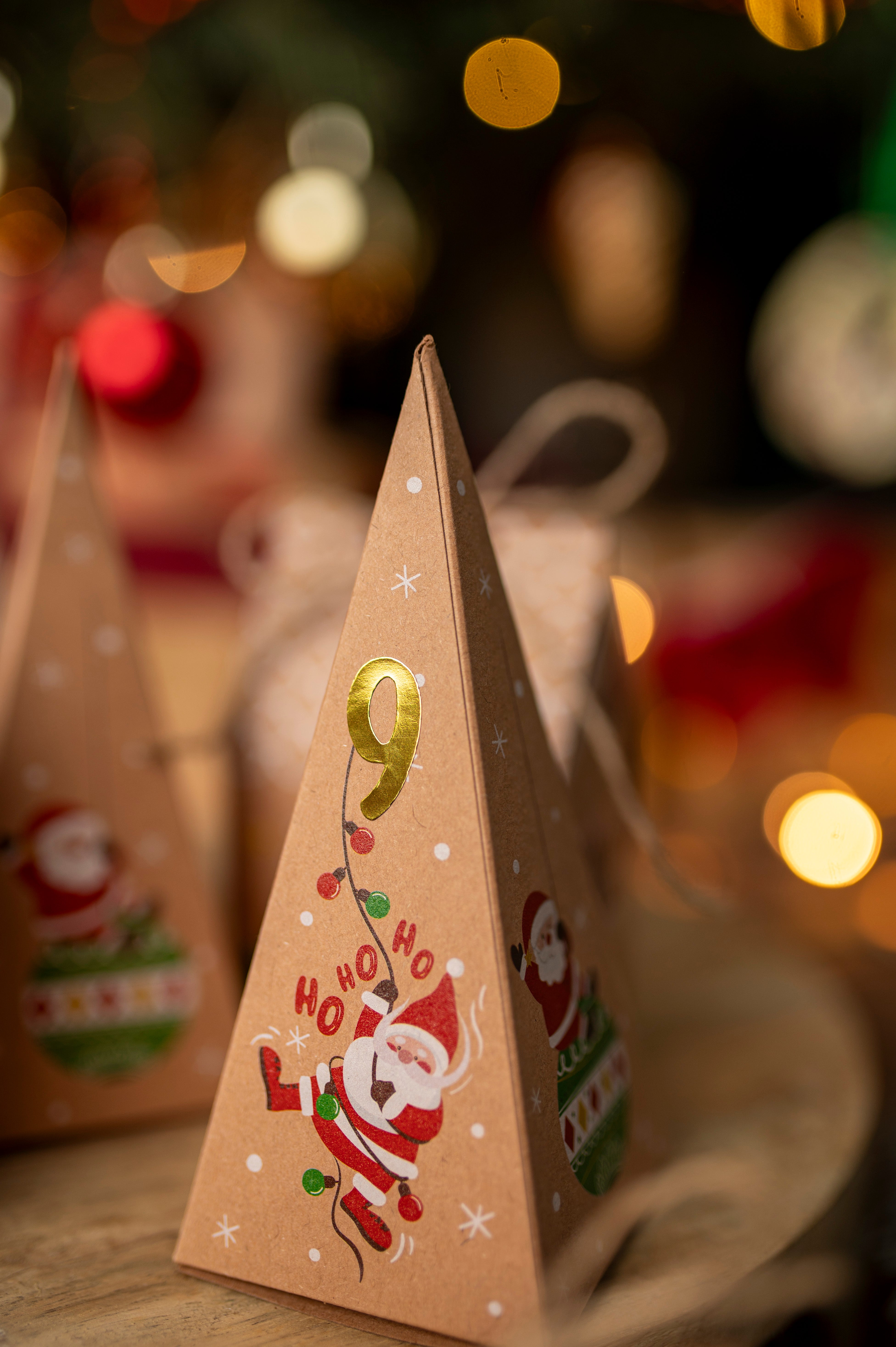 Pudełkowy kalendarz adwentowy 3D Domek