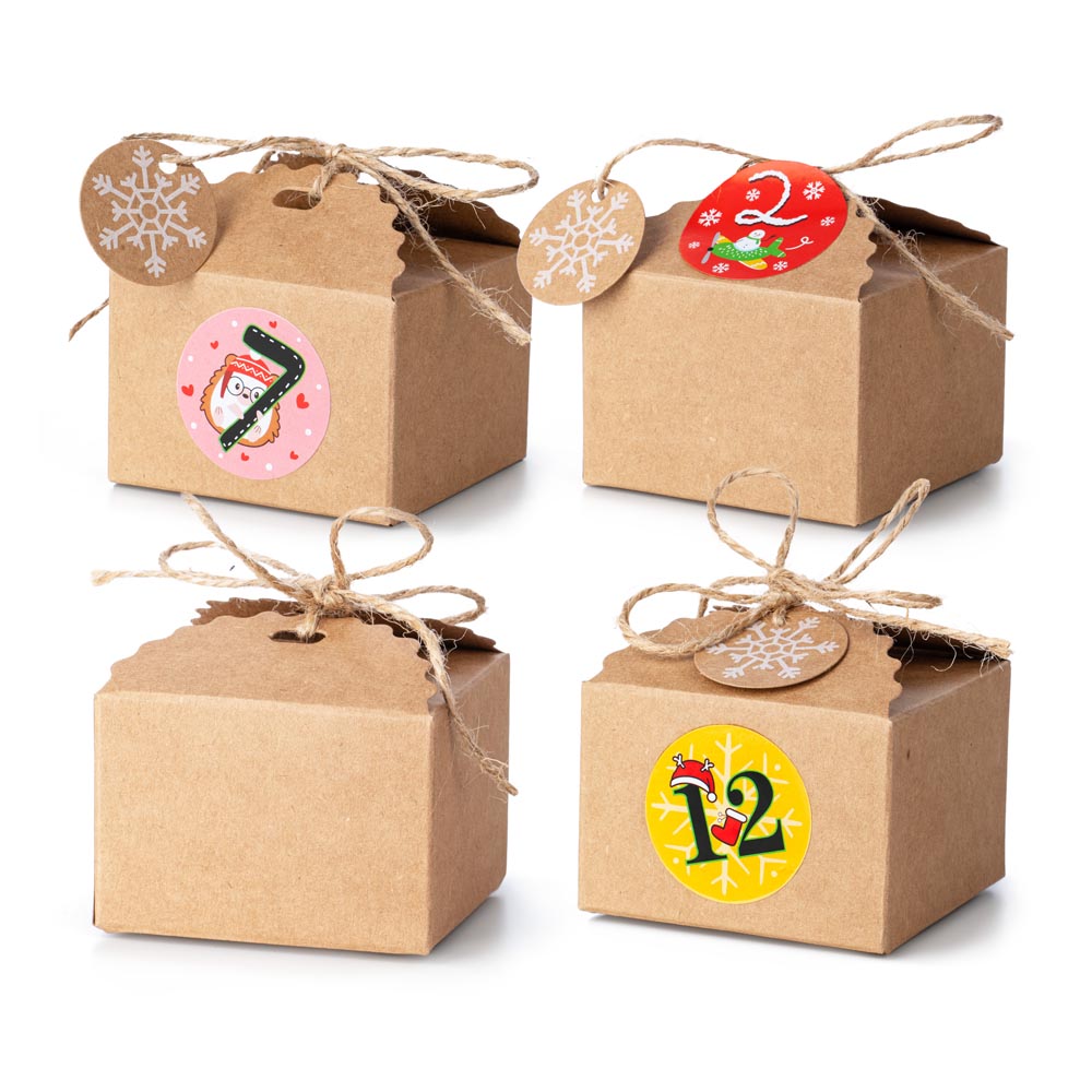 Kalendarz Adwentowy Zestaw Torebek z Akcesoriami