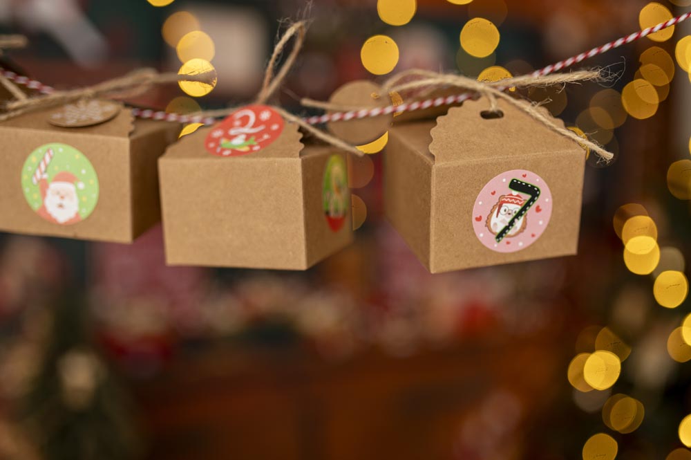 Kalendarz Adwentowy Zestaw Torebek z Akcesoriami