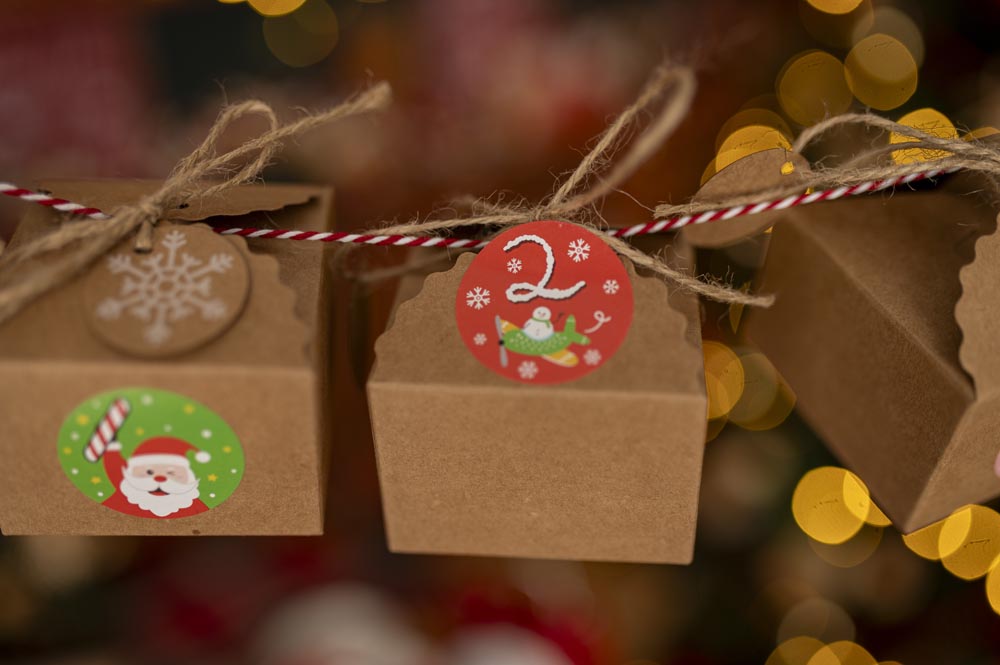 Kalendarz Adwentowy Zestaw Torebek z Akcesoriami