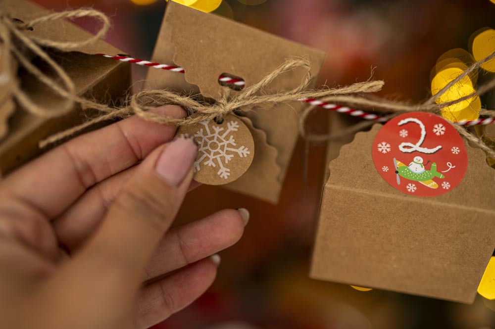 Kalendarz Adwentowy Zestaw Torebek z Akcesoriami