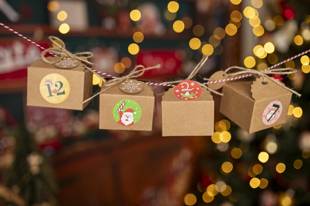 Kalendarz Adwentowy Zestaw Torebek z Akcesoriami