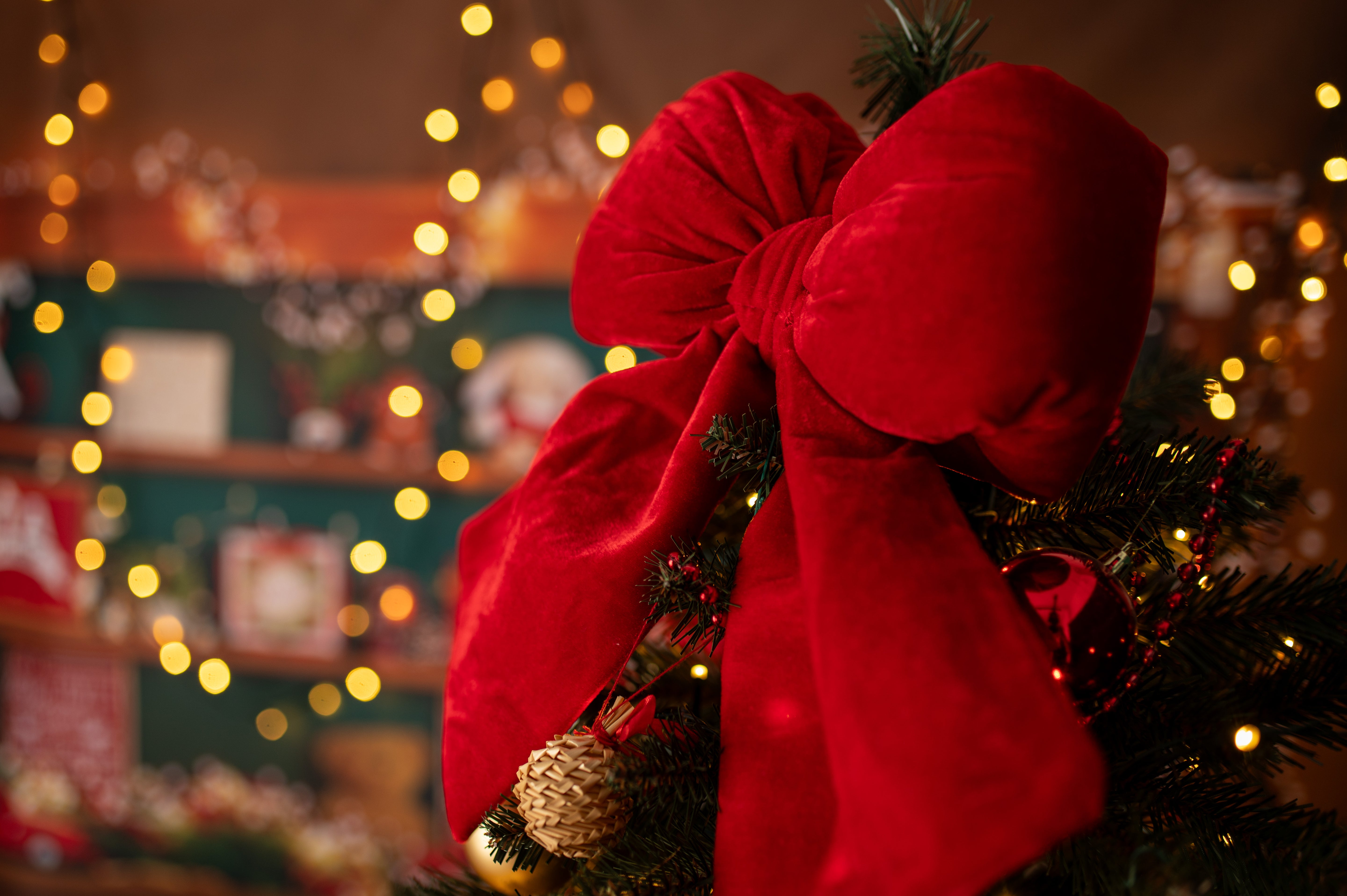 Kokarda Na Choinkę Czerwona