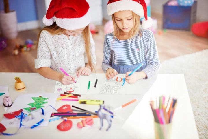 Świąteczne kolorowanki dla dzieci 6 szt. - prezent na Mikołaja