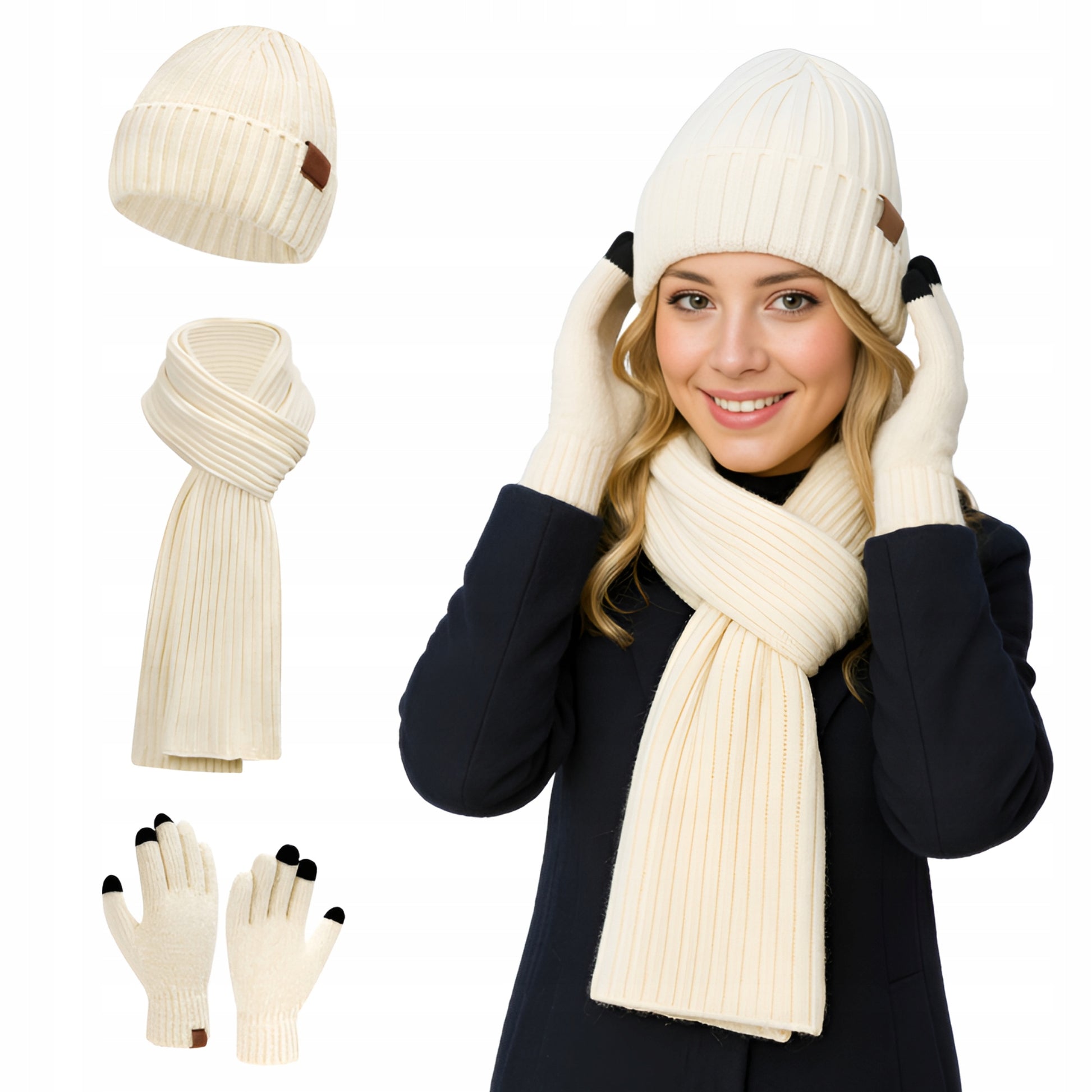 Komplet Czapka Szalik Rękawiczki