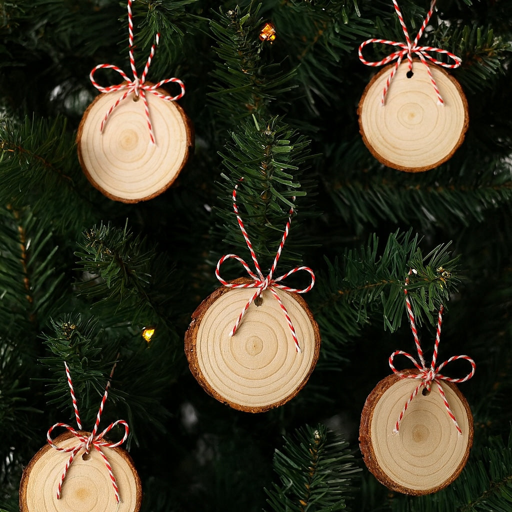 Zestaw Drewniane Plastry 30szt