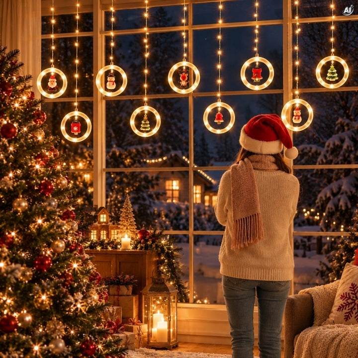 Kurtyna Świetlna Świąteczna 110 LED 300 cm 10