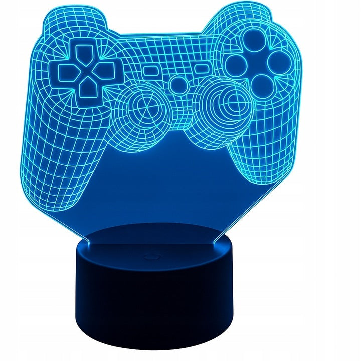 Lampka Nocna Pad Do Gier 3D LED