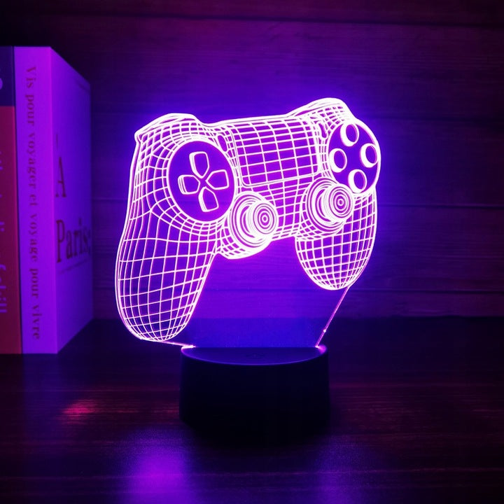 Lampka Nocna Pad Do Gier 3D LED