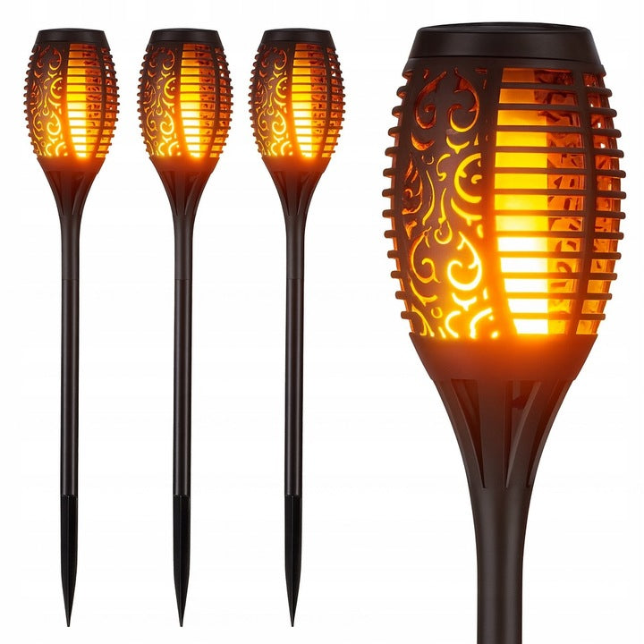 Lampki Solarne Led Pochodnie 6szt