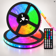 Taśma LED RGB z pilotem – zestaw oświetleniowy