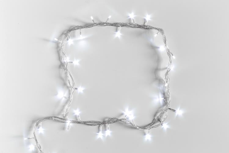Światełka Sople LED 500 – 23 m, biały zimny