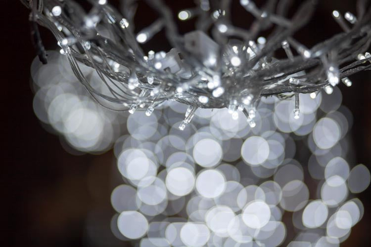 Światełka Sople LED 500 – 23 m, biały zimny