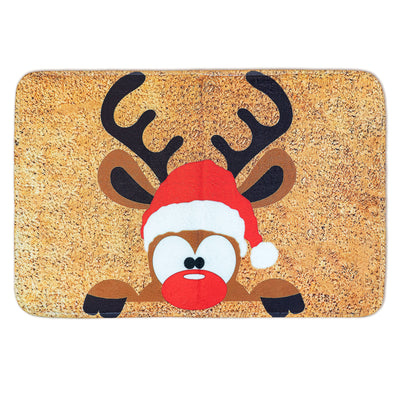 Dywanik świąteczny łazienkowy Renifer