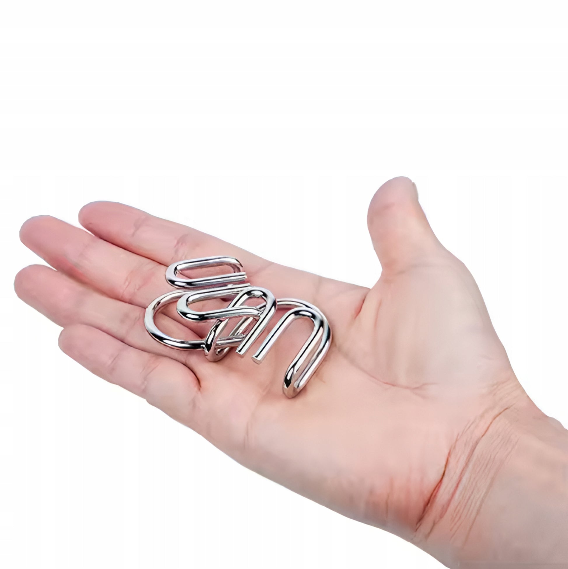 Metalowe puzzle – zestaw 8 łamigłówek