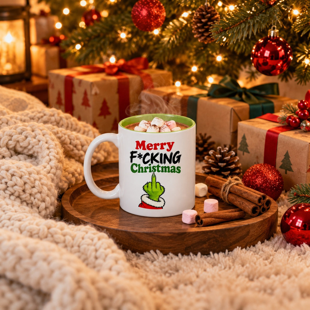 Kubek Świąteczny Merry F_cking Christmas