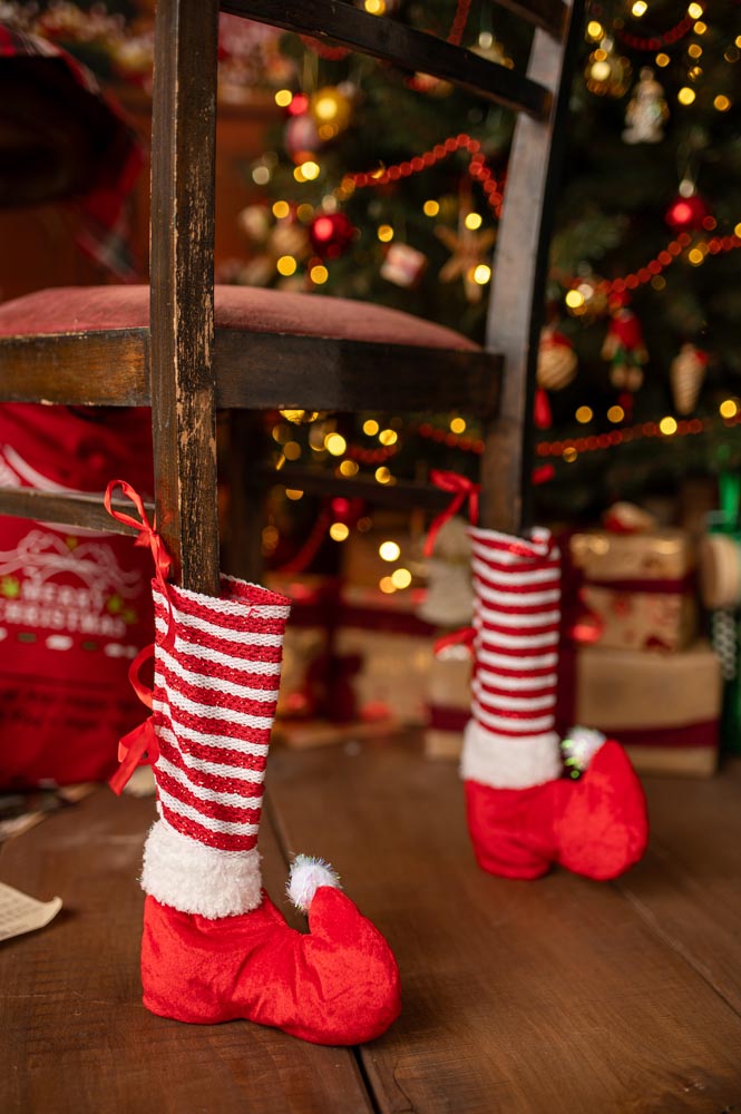 Świąteczne Etui Skarpetki na Nogi