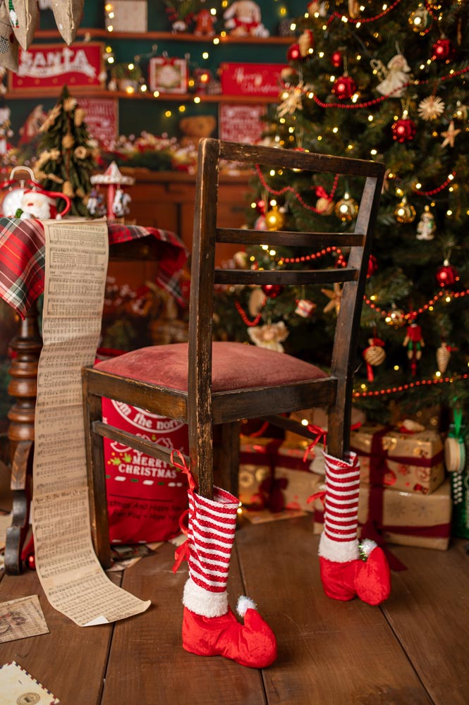 Świąteczne Etui Skarpetki na Nogi