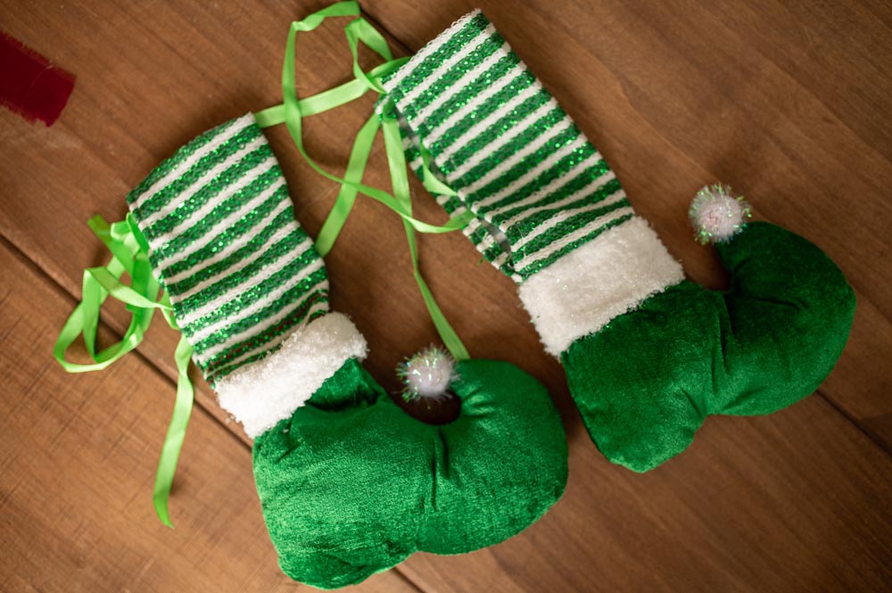 Świąteczne Etui Skarpetki na Nogi