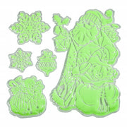 Naklejki Świąteczne 3D Mikołaj