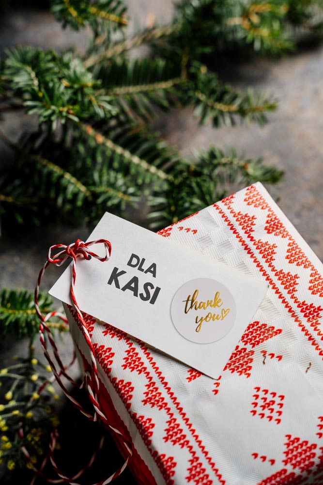 Naklejki Thank You Mix Kolorów 500szt