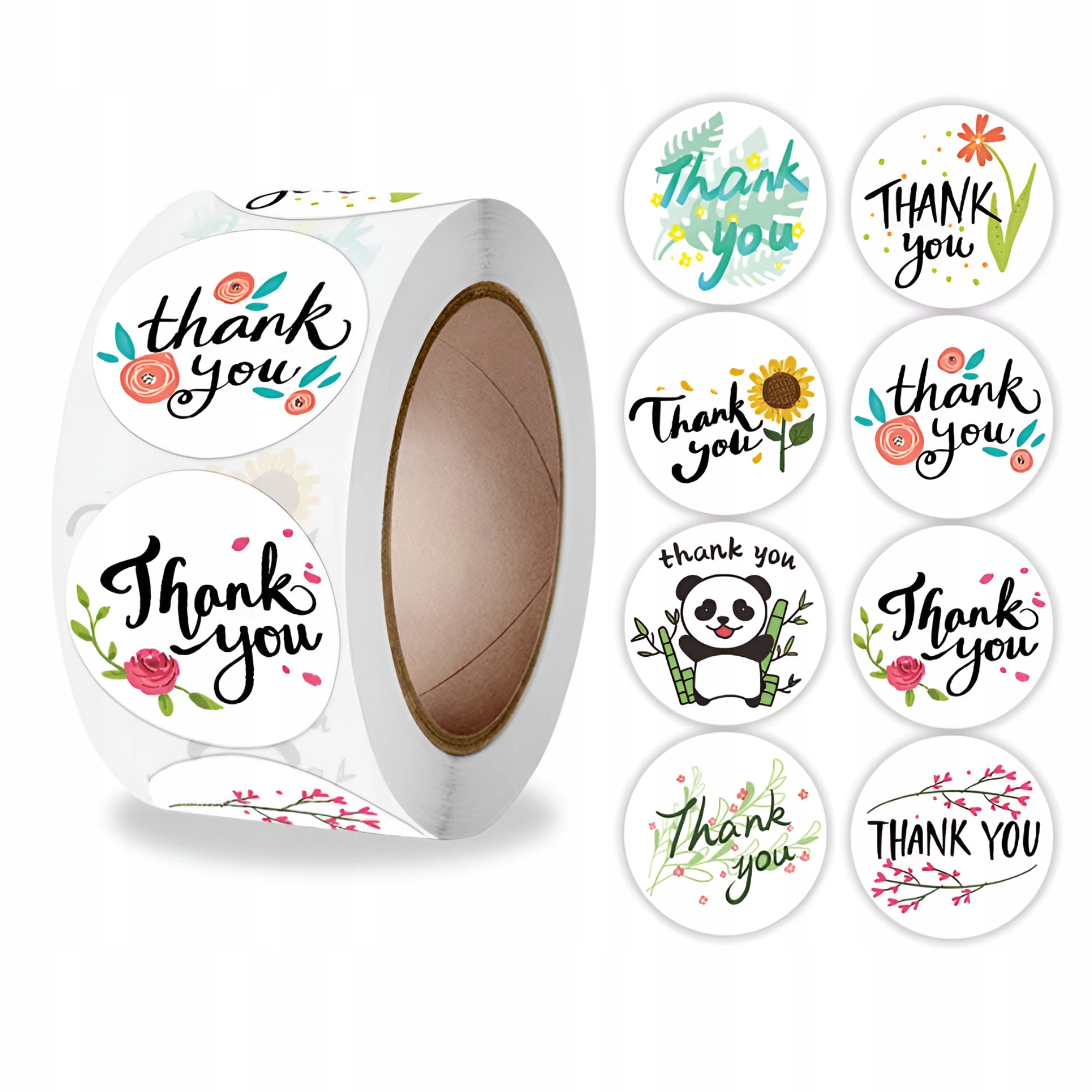 Naklejki Thank You Mix 500szt
