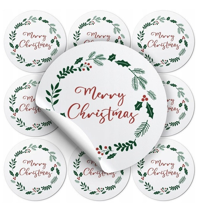 Naklejki Świąteczne Merry Christmas 10 szt